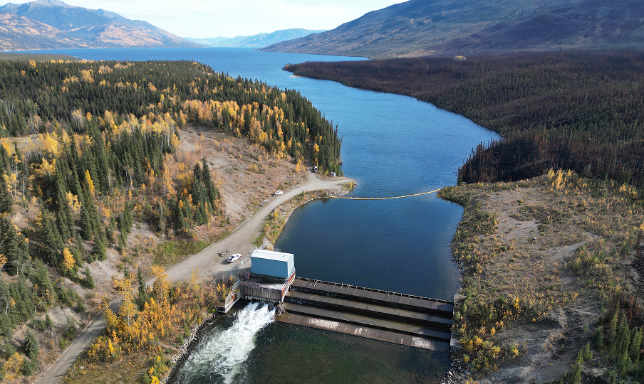 Mayo Lake Control Structure