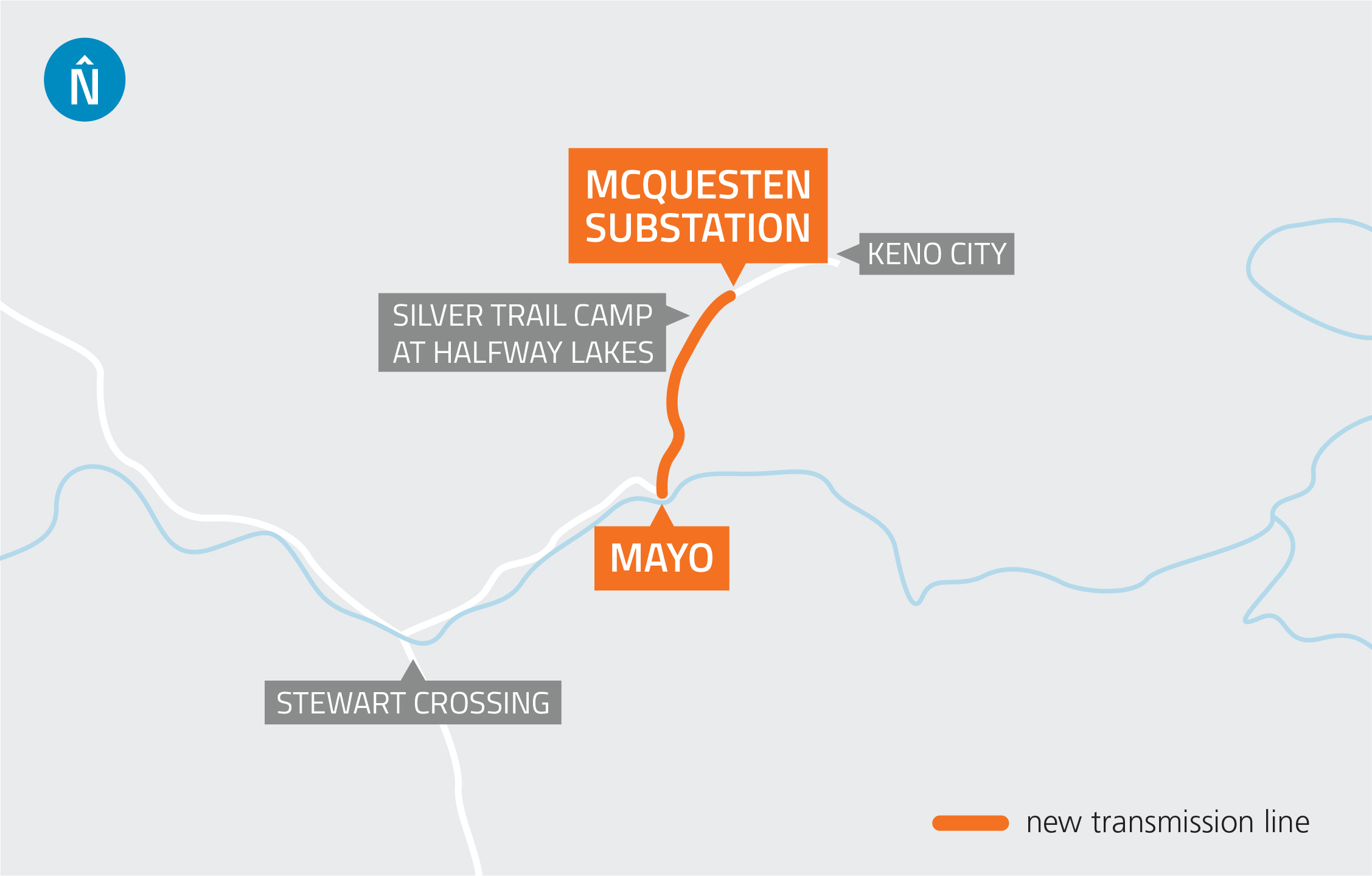 Mayo to McQuesten Map